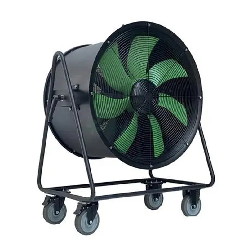 Ventilateurs de tambour de ventilation industriels amovibles électriques à grande vitesse pour serre, ferme, entrepôt