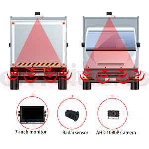 Hot-selling DC 12-32V Collision Avoidance Radar <strong>Reverse</strong> <strong>Sensor</strong> Car Parking <strong>Sensor</strong> Kit with 7 Inch Monitor for Car Bus Truck - Product Image 5