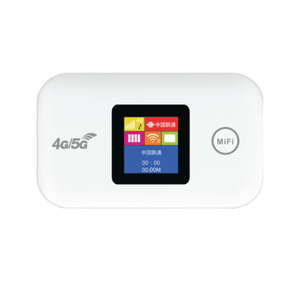 A8แบบพกพา4G LTE โมเด็มหน้าจอสีที่สะดวกใส่ซิมการ์ดได้สูงสุด150Mbps อัตราการส่งข้อมูล LAN CPE Type 2.4G Wi-Fi กลางแจ้ง