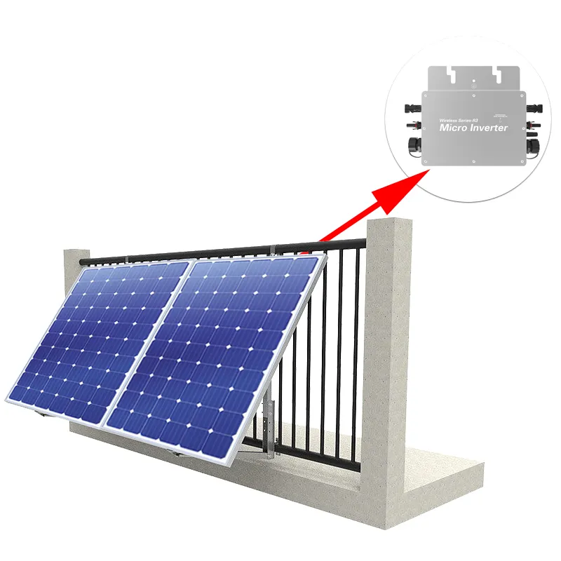 mikroinverter solarpanel energiesystem balkon photovoltaik 300 w 600 w solarpanelregler mit mikroinverter