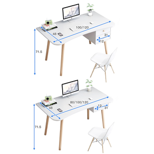 Nordic Minimalist <strong>Computer</strong> Table Price <strong>Simple</strong> Single Kids Furniture Study <strong>Desk</strong> - Product Image 3