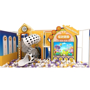 400 mét vuông 3 m chiều cao khổng lồ mềm chơi với LED Slide cát Hồ bơi mini Trampoline và Carousel - Product Image 2