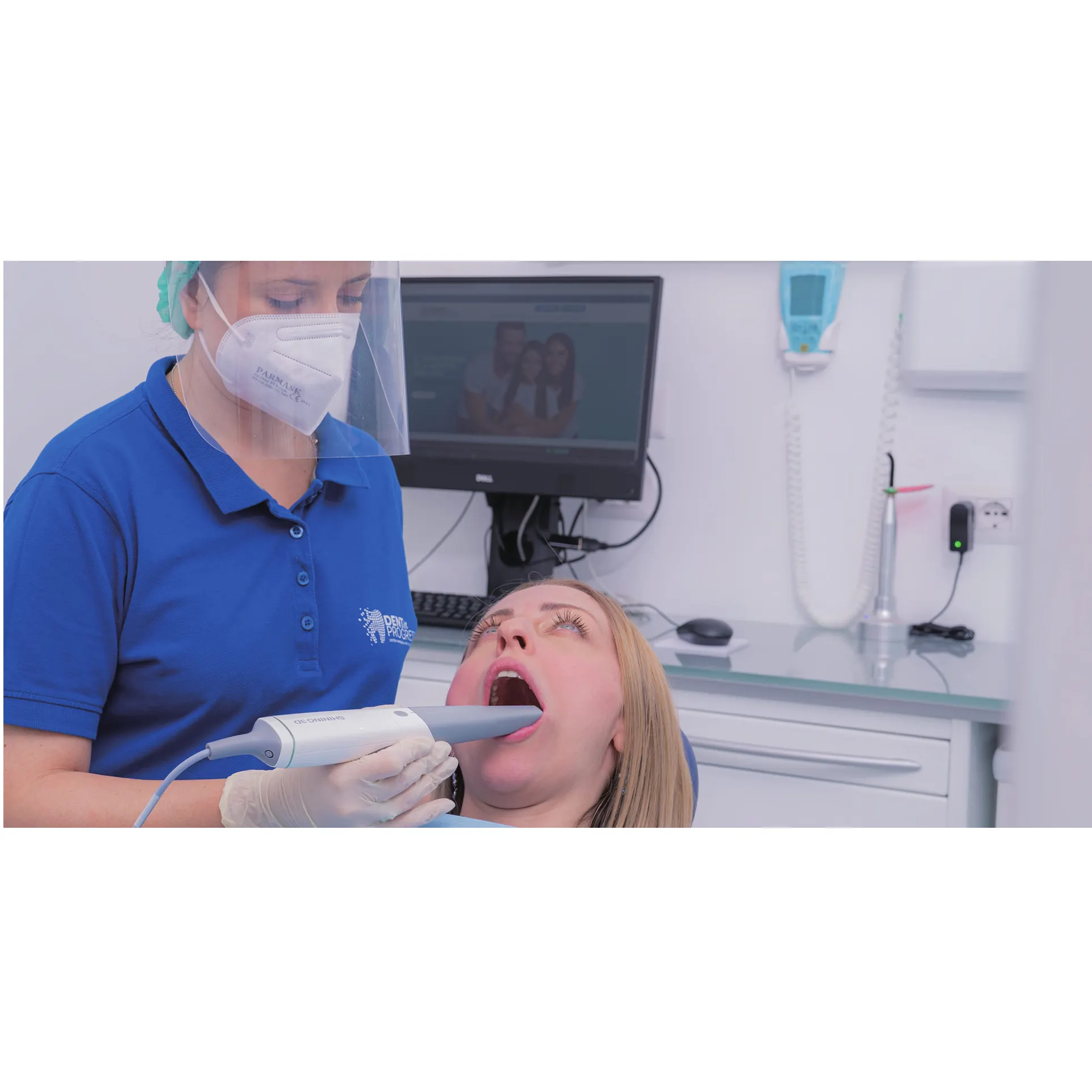 Escáner dental intraoral 3D brillante Escáner dental intraoral Con Software y escáner equipo dental intraoral
