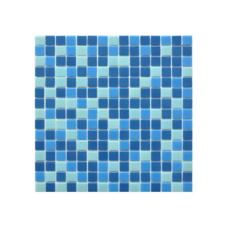 Mosaico de cristal personalizado con purpurina para exteriores, azulejo de cristal para piscina, mosaico de cristal para pared de baño, mozaic, barato