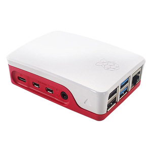 Caja de carcasa Raspberry Pi adecuada para carcasa tipo B de tercera/cuarta generación caja roja y blanca Compatible con Raspberry Pi
