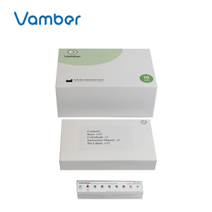 طقم اختبار الكورونا الفيروس والكوليسيفيرس والهربس والبانليوكوبينيا FPLV/FHV/FCV/FCOV/TOXO من الكشف على البطاطا الخفيفة للقطط مجموعة كيمبيو إليسا - Product Image 2