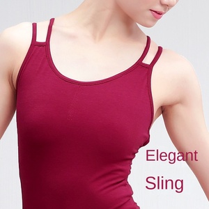 จั๊มสูทแบบเชือกแขวนคอคู่สำหรับฝึกเต้นบัลเล่ต์ชุดนักยิมนาสติก - Product Image 2