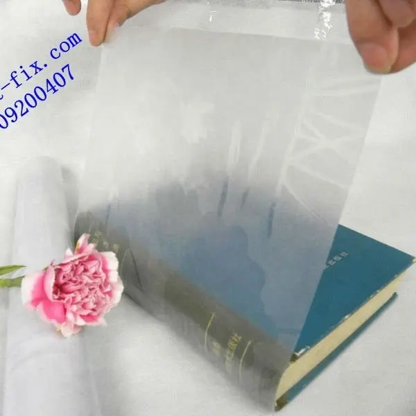Capa transparente do livro, capa do livro do pvc, não aderente, capa transparente do livro