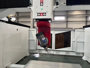 5 assi CNC Router incisione polistirolo legno schiuma CA-2040 Router CNC 5 assi 360 gradi macchina di intaglio rotante - Product Image 5