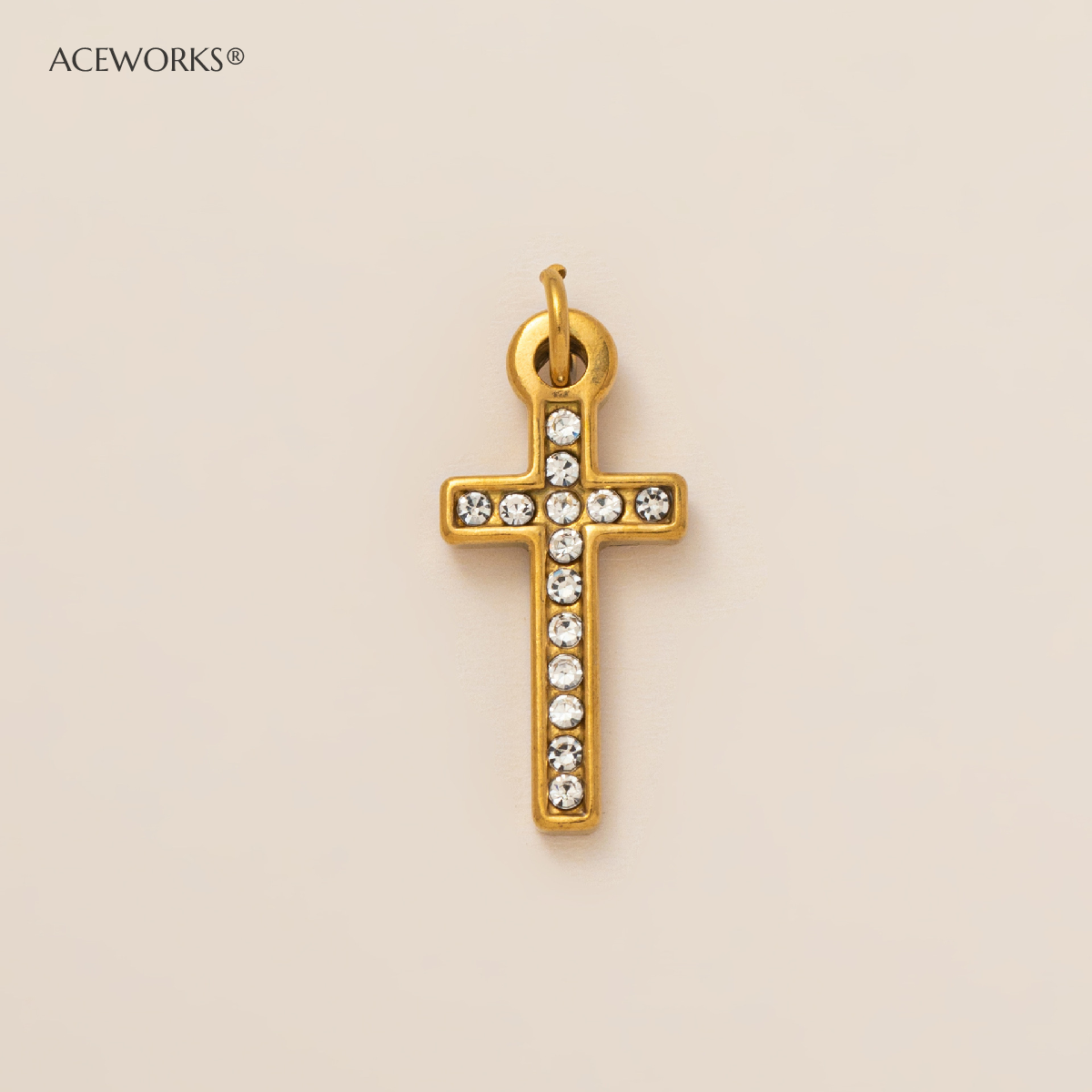 Crystal-Pavé Cross