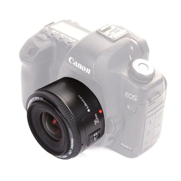 Yongnuo YN35mm F2 góc rộng tự động lấy nét AF MF ống kính cho máy ảnh Canon EF EOS 500D 600D 120D 5D Mark III 6D 7D 60D 70d 1000D 1D