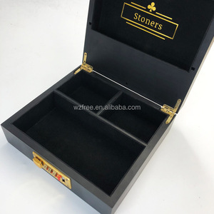 Tùy chỉnh Cá nhân hoá mã hóa khóa thuốc lá hộp lưu trữ hút thuốc đa chức năng handmade cao cấp thuốc lá xì gà hộp - Product Image 4