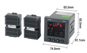Acrel WHD72-22 Temperature&amp;Humidity Controller 2 Channels Temperature Measuring with <strong>Sensors</strong> Functions Optional