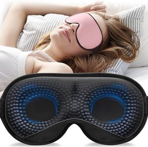 Adjustable 3D Weighted <strong>Sleep</strong> 100% Blackout with Customizable Face Fit &amp; Gravity Pressure for Fatigue Relief