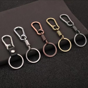 メカニカルスプリングレトロスタイル金属キーホルダーペンダントキーリング - Product Image 6