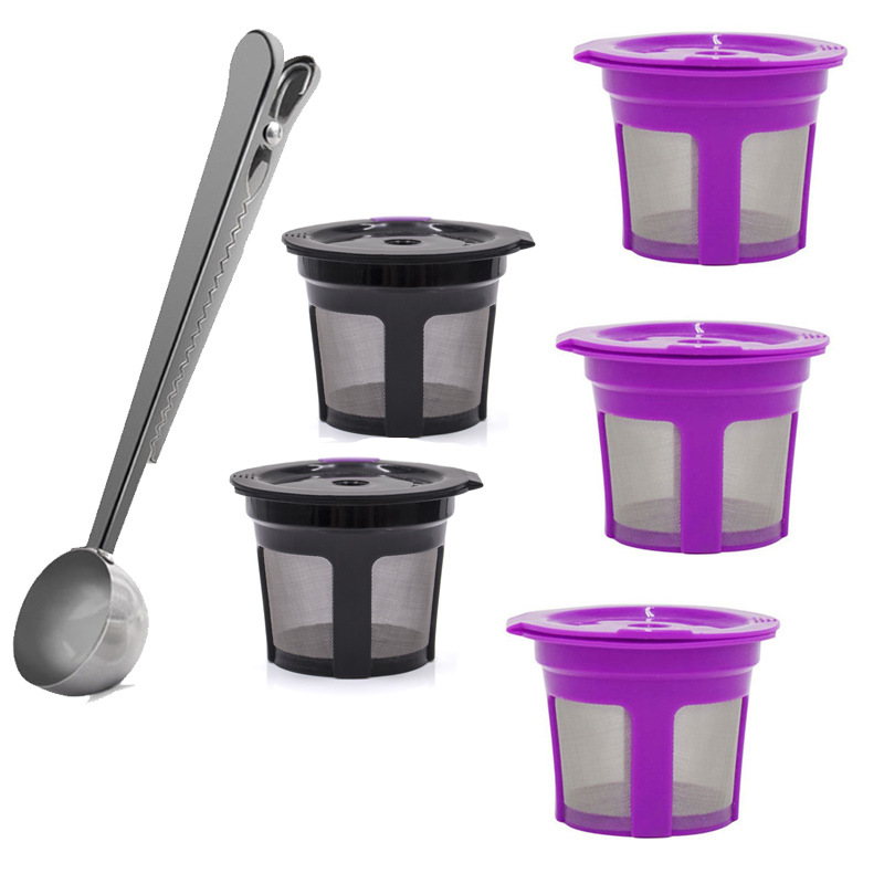 3 Purple+2 Black+Scoop of clip