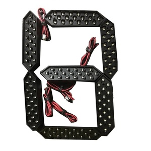 7 segmento esterno impermeabile colore rosso tempo e temperatura grande Display a Led pannello termometro digitale - Product Image 6