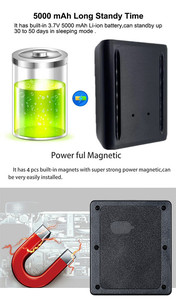 2G 3000mAh kablosuz manyetik GPS izci gizlemek kolay yüklemek GPRS GSM takip cihazı Anti kayıp gerçek zamanlı izleme 2G bant - Product Image 4