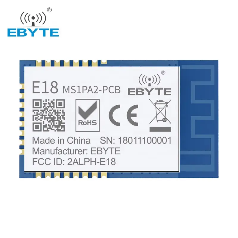 Ebyte CC2530 سنويا LNA منخفضة التكلفة زيجبي اللاسلكية وحدة مخصصة صافي زيجبي التتابع وحدة للتحكم عن بعد لاسلكية E18-MS1PA2-PCB