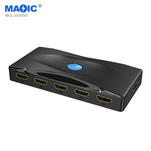 4K 60Hz 5 puertos HDMI Switcher Selector Box HDMI Switch 5 en 1 out HDMI Video Switcher - Product Image 3