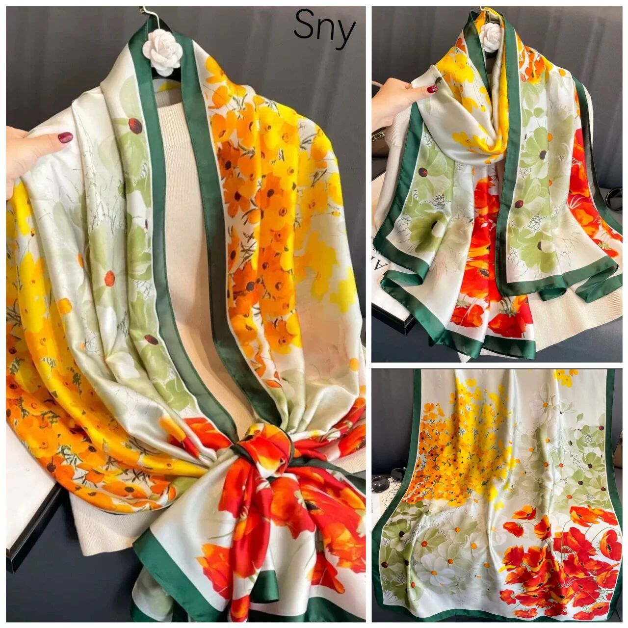 Sr-cent fleurs fleurissent-90180cm