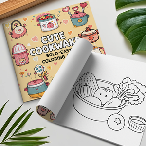 易上色着色书图案简单，适合儿童定制支持 - Product Image 2