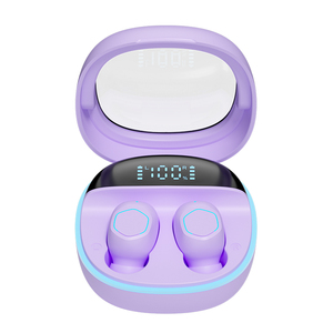 M41 renkli LED dijital ekran Mini kompakt uzun pil ömrü oyunu düşük gecikme Bluetooth 5.3 hızlı bağlantı akıllı düğme kulakiçi - Product Image 4