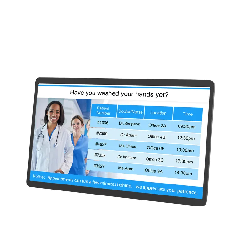 Частная модель OEM настенное крепление 24-дюймовый планшет встроенный сенсорный экран Rk3566 Android 12 WiFi USB планшет для больницы