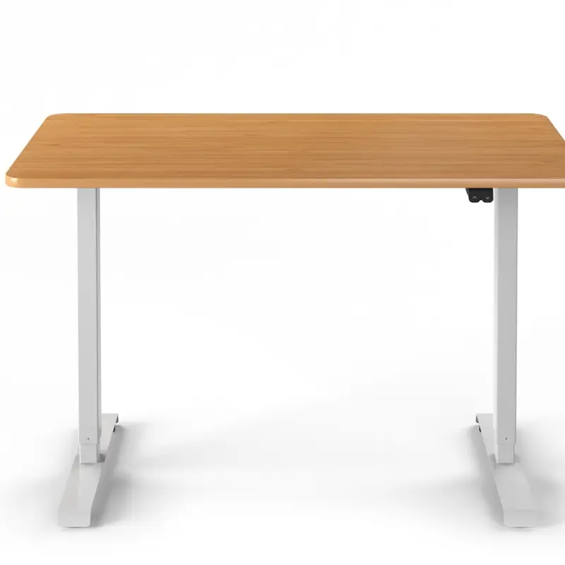 Aralık ofis masaları önceden ayarlanmış elektrik Heighoriginalable ayaklı masa, 28 "-47" Heigtravelge, 39 "-70" uzunluk demir ofis mobilyaları