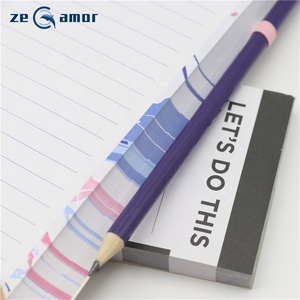 Zeamor Factory Memo Pad taccuino con penna per fare lista appiccicosa Note Pad Planner blocco Note con Logo personalizzato - Product Image 6