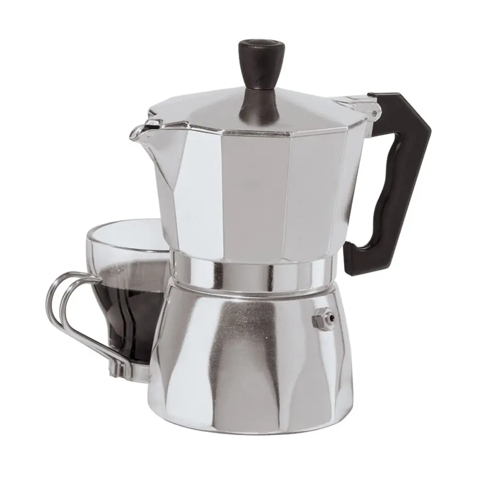 Italy espresso aluminum geyser barista handheld vietnamese coffee maker for microwave