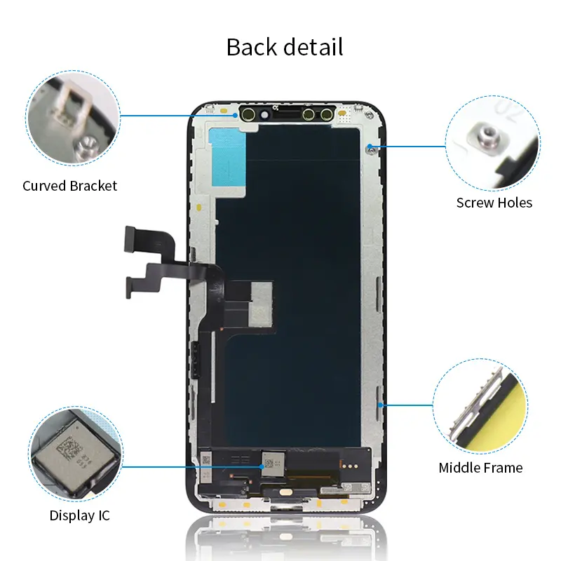 Venta al por mayor accesorios móviles Lcds pantalla para Iphone 11 12 pro XS Max 11 pro max-MS 12 pro-IC 14 Plus X XR 13 en el en, el en el