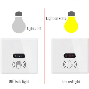 Interruptor de Sensor de movimiento 90-250V PIR Control infrarrojo ON/Off Lámpara Iluminación Detector de inducción infrarrojo inteligente Interruptor de luz de pared inteligente - Product Image 6