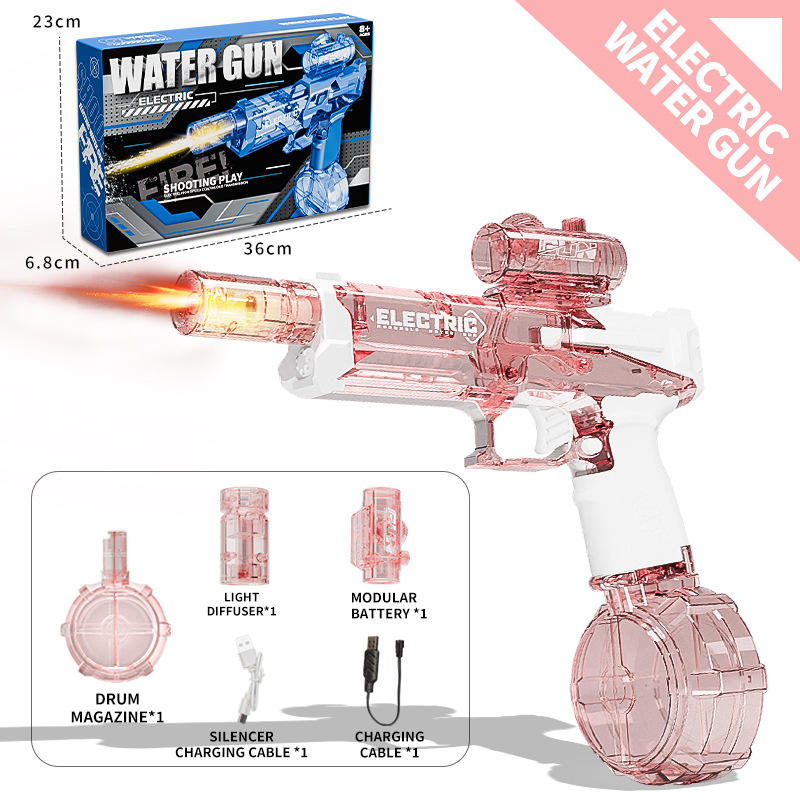 Pistola de agua eléctrica Ice Mouse-rosa