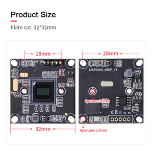 AR0230 1080P HD H.264 Wide Dynamic Plug-and-Play USB Industrial <strong>Camera</strong> Module for Android 32x32mm 4mm 75Degree Distortionless - Product Image 3