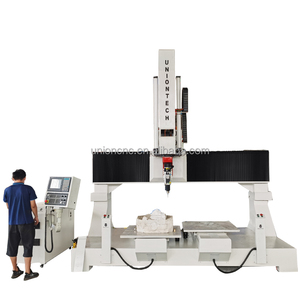 Fresadora de herramientas automáticas/cambio de enrutador Cnc 5 ejes 5 ejes Cnc DELTA inversor YASKAWA Servo Motor Syntec SISTEMA DE Control