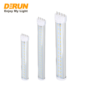 Ucuz fiyat LED PLL tüp lamba 224 Pin 9W 12W 15W 18W 22W alüminyum şeffaf plastik yatay fiş PL tüp, LED-PLL - Product Image 5