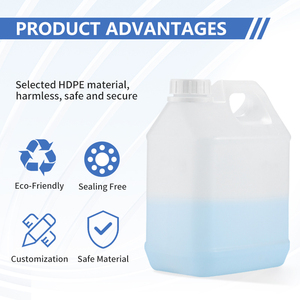 Factory Direct Sale 1.2 Litre 2 Litre 2.5 Litre <strong>4</strong> Litre 5 Litre 6 Litre 10 Litre F-Style HDPE Jugs Manufacturer - Product Image 2