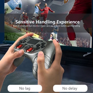 WFUN yeni kablosuz oyun denetleyicisi için PS4 Gamepad çift hareket Joystick Gamepad PS4 - Product Image 5