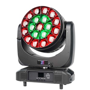 Большой глаз 19x40 Вт Lyre Wash Beam RGBW 4 в 1 DMX 512 светодиодный зум-фара с подвижным фар с кольцевым управлением - Product Image 2