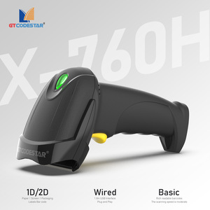 Xincode 2Dハンドヘルドバーコードリーダー1DレーザーバーコードスキャナーUSB有線QRコードスーパーマーケットスキャナーバーコードスキャン用 - Product Image 1