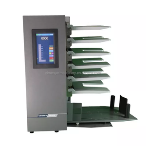 Precio de fábrica Digital automático 6 contenedores Duplo A4 máquina de recolección de clasificación de papel máquina recopiladora para libro
