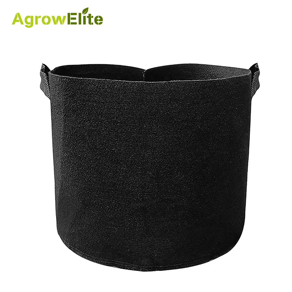 Hydroponic Nursery Garden 2 3 5 7 10 15 20 30 Gallon Polyethylene UV Nonwoven Felt Fabric Plant Grow Bag for Plants Vegetables