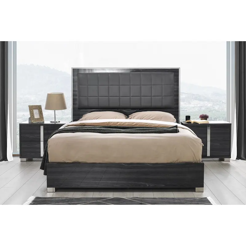 Nova cama macia de madeira para hotel/mobiliário da casa
