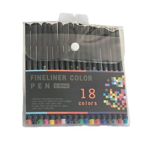 X515 produttore personalizzato Logo colorato Fineliner Skyglory penn Set sottile fodera punte 0.4mm schizzo pennarello disegno