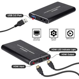 Usb 3.0 4k 60hz 1080p 60fps视频游戏采集卡视频转换器Hdmi输出直播，用于PS4 Mac即插即用 - Product Image 5