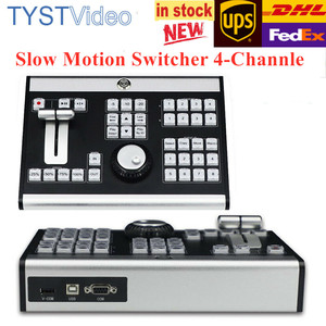TYSTVideo TY-REW380 Slow Motion <strong>Video</strong> Switcher 4-Channel T-bar COM Control Panel <strong>Video</strong> Switching SDI HD-MI Signal <strong>Output</strong> <strong>Input</strong> - Product Image 5