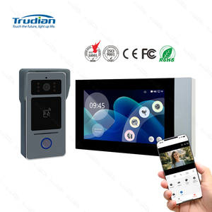 Trudian Digital Sip impermeable Tuya 2 cables remoto Villa Wifi Ip Video timbre seguro casa puerta teléfono sistema de intercomunicación para Villa - Product Image 1