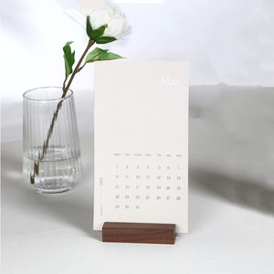 3.5 "Walnut gỗ chủ thẻ bằng gỗ thẻ đứng Đăng acrylic đơn chủ - Product Image 5