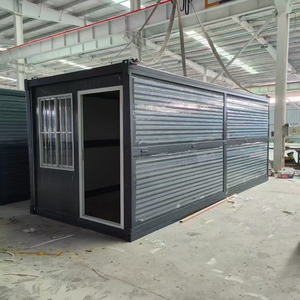 Estructura prefabricada Configuración simple Contenedor plegable económico para uso en oficina en sitio de construcción - Product Image 1